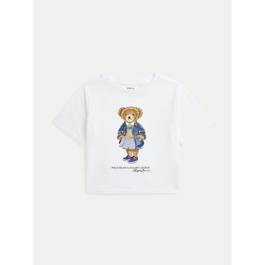Polo Ralph Lauren T-Shirt 313965155001 Biały Boxy Fit ze sklepu MODIVO w kategorii Bluzki dziewczęce - zdjęcie 182703576