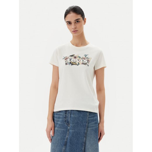 Levi's® T-Shirt Perfect 17369-2948 Biały Standard Fit ze sklepu MODIVO w kategorii Bluzki damskie - zdjęcie 182703616