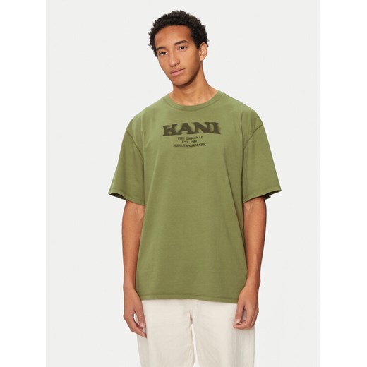 Karl Kani T-Shirt Retro Sprayed 60300095 Zielony Regular Fit ze sklepu MODIVO w kategorii T-shirty męskie - zdjęcie 182703626