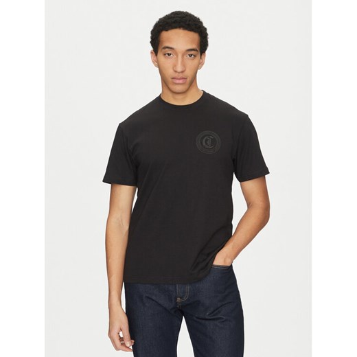 Just Cavalli T-Shirt 78OAHT01 Czarny Regular Fit ze sklepu MODIVO w kategorii T-shirty męskie - zdjęcie 182703665