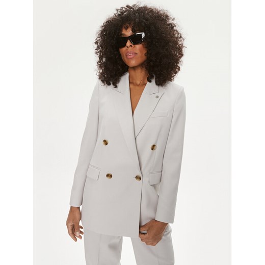Boss Marynarka Jaleto 50520760 Szary Regular Fit ze sklepu MODIVO w kategorii Marynarki damskie - zdjęcie 182703747