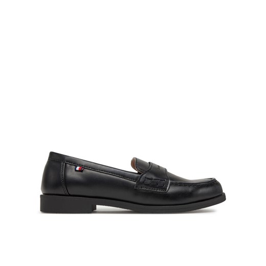 Tommy Hilfiger Półbuty T3B4-33173-1355 S Czarny ze sklepu MODIVO w kategorii Półbuty dziecięce - zdjęcie 182703806