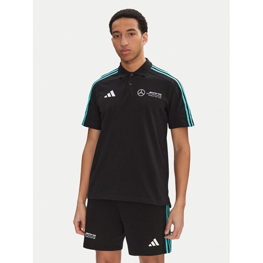 adidas Polo Mercedes - AMG Petronas Formula One Team DNA JV5430 Czarny Regular Fit ze sklepu MODIVO w kategorii T-shirty męskie - zdjęcie 182703829
