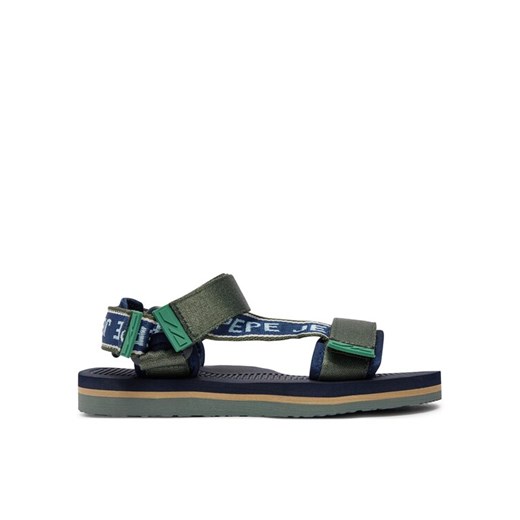 Pepe Jeans Sandały Pool One B PBS70063 Khaki ze sklepu MODIVO w kategorii Sandały dziecięce - zdjęcie 182703876
