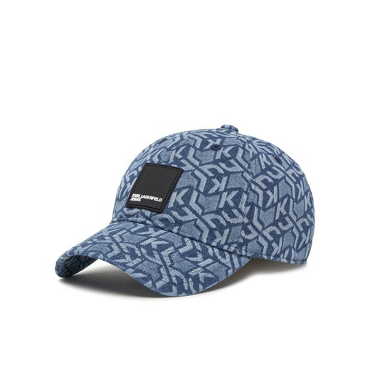 Karl Lagerfeld Jeans Czapka z daszkiem A2W33091 Niebieski ze sklepu MODIVO w kategorii Czapki z daszkiem damskie - zdjęcie 182703955
