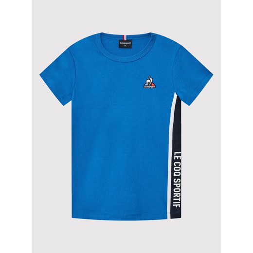 Le Coq Sportif T-Shirt 2210494 Niebieski Regular Fit ze sklepu MODIVO w kategorii T-shirty chłopięce - zdjęcie 182703976