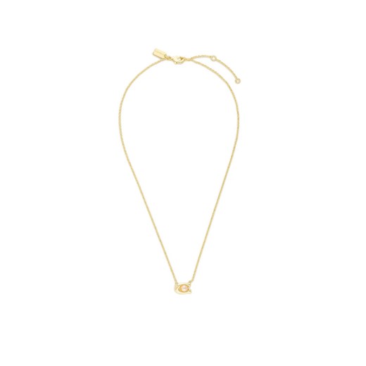 Coach Naszyjnik Pearl Signature C Pendant Necklace 37341916GLD651 Złoty ze sklepu MODIVO w kategorii Naszyjniki - zdjęcie 182703978