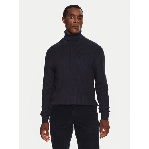 Tommy Hilfiger Golf MW0MW36526 Granatowy Regular Fit ze sklepu MODIVO w kategorii Swetry męskie - zdjęcie 182704079