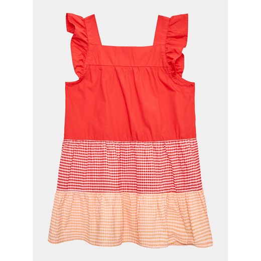 United Colors Of Benetton Sukienka codzienna 4EW7GV00U Czerwony Regular Fit ze sklepu MODIVO w kategorii Sukienki dziewczęce - zdjęcie 182704126