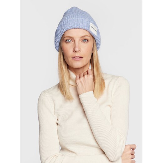 Tommy Jeans Czapka Elevated AW0AW14079 Błękitny ze sklepu MODIVO w kategorii Czapki zimowe damskie - zdjęcie 182704168