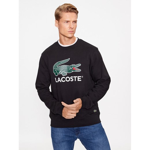 Lacoste Bluza SH1281 Czarny Classic Fit ze sklepu MODIVO w kategorii Bluzy męskie - zdjęcie 182704226