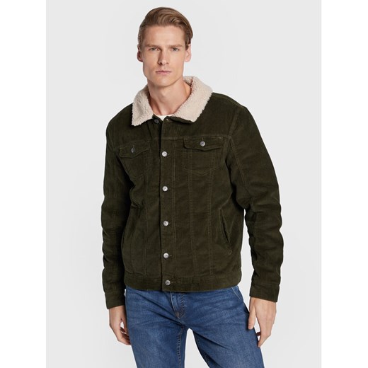 Blend Kożuch Outwear 20714392 Zielony Regular Fit ze sklepu MODIVO w kategorii Kurtki męskie - zdjęcie 182704235