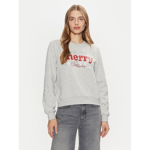 ONLY Bluza Nora 15331079 Szary Regular Fit ze sklepu MODIVO w kategorii Bluzy damskie - zdjęcie 182704275