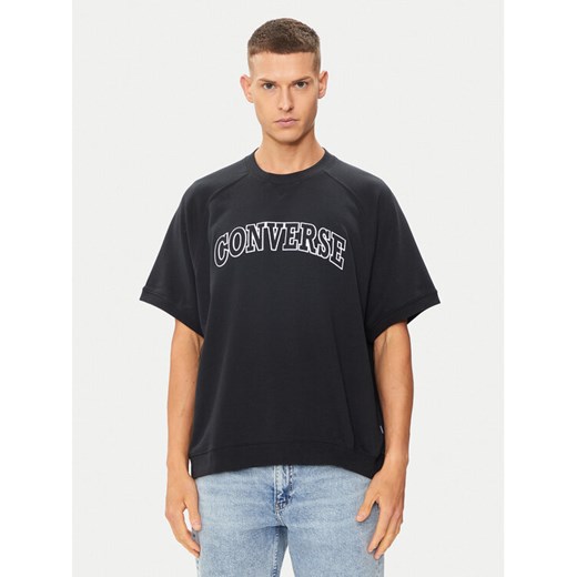 Converse T-Shirt M Retro Chuck Ss Crew 10026428-A01 Czarny Regular Fit ze sklepu MODIVO w kategorii T-shirty męskie - zdjęcie 182704295