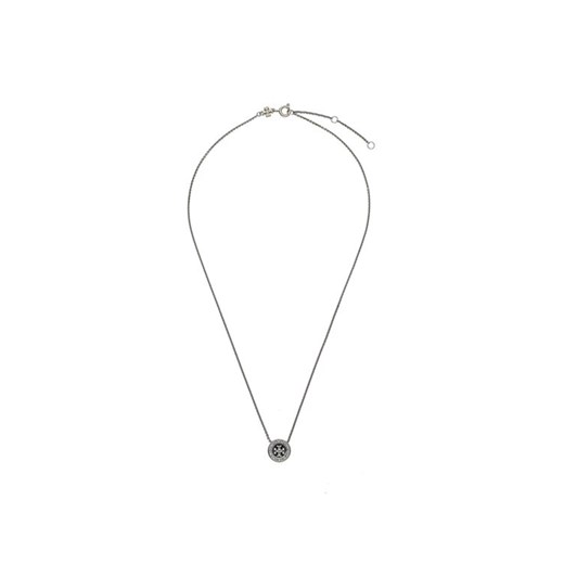 Tory Burch Naszyjnik Kira Enamel Pave Pendant Nackalce 143755 Czarny ze sklepu MODIVO w kategorii Naszyjniki - zdjęcie 182704305