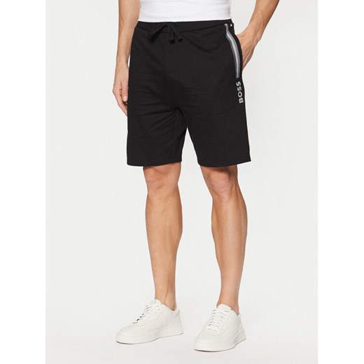 BOSS Szorty sportowe Authentic 50535837 Czarny Regular Fit ze sklepu MODIVO w kategorii Spodenki męskie - zdjęcie 182704307