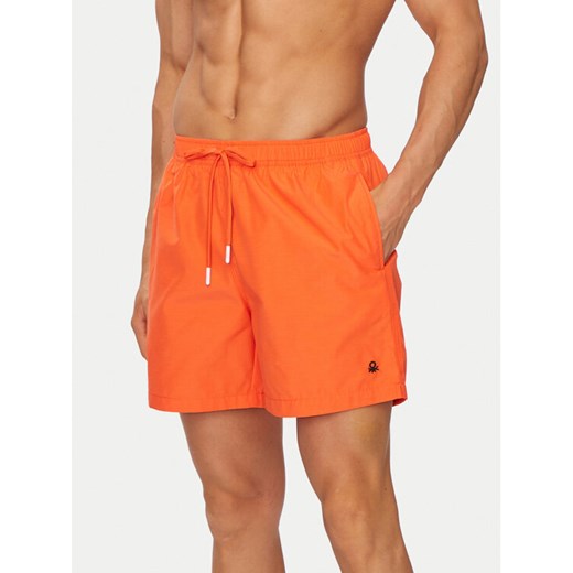 United Colors Of Benetton Szorty kąpielowe 55FK6X00P Pomarańczowy Regular Fit ze sklepu MODIVO w kategorii Kąpielówki - zdjęcie 182704318