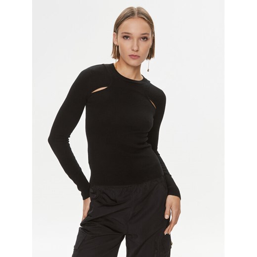 Pinko Sweter Puzzola 101929 A16Z Czarny Regular Fit ze sklepu MODIVO w kategorii Swetry damskie - zdjęcie 182704328