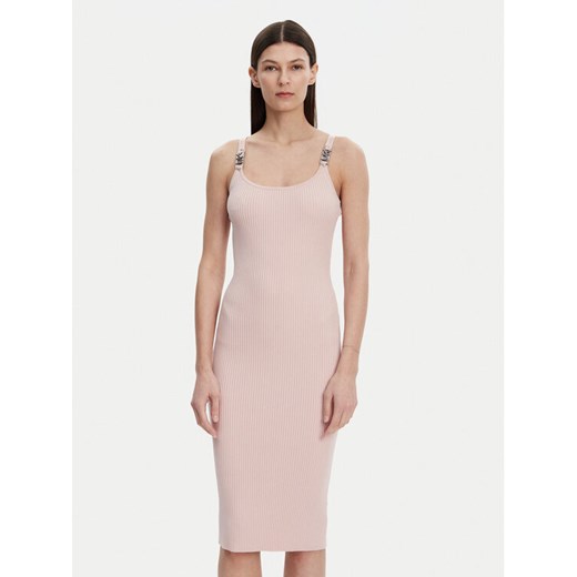 MICHAEL Michael Kors Sukienka dzianinowa MT482IL33D Różowy Slim Fit ze sklepu MODIVO w kategorii Sukienki - zdjęcie 182704388