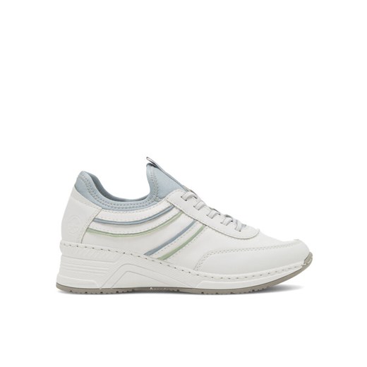Rieker Sneakersy N4381-80 Biały ze sklepu MODIVO w kategorii Buty sportowe damskie - zdjęcie 182704438