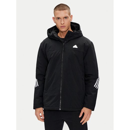adidas Kurtka zimowa Future Icons Insulated IP2542 Czarny Regular Fit ze sklepu MODIVO w kategorii Kurtki męskie - zdjęcie 182704457