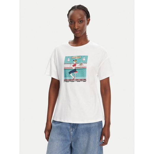 Liu Jo T-Shirt WA5342 JS923 M9505 Biały Regular Fit ze sklepu MODIVO w kategorii Bluzki damskie - zdjęcie 182704466