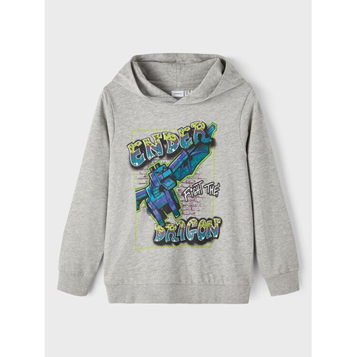 NAME IT Bluza MINECRAFT 13219920 Szary Regular Fit ze sklepu MODIVO w kategorii Bluzy chłopięce - zdjęcie 182704529