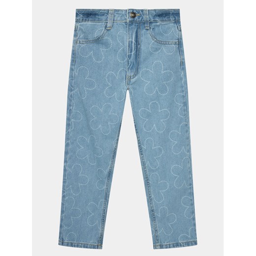 United Colors Of Benetton Jeansy 4VUGCF033 Niebieski Straight Fit ze sklepu MODIVO w kategorii Spodnie dziewczęce - zdjęcie 182704535