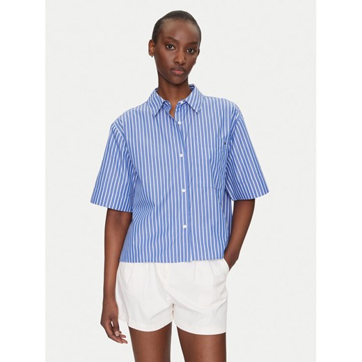 Tommy Hilfiger Koszula WW0WW44717 Niebieski Boxy Fit ze sklepu MODIVO w kategorii Koszule damskie - zdjęcie 182704605