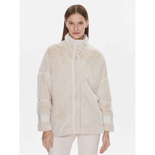 Bruuns Bazaar Futro Lyn BBW3679 Écru Regular Fit ze sklepu MODIVO w kategorii Kurtki damskie - zdjęcie 182704616