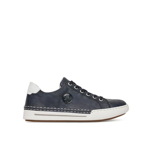 Rieker Sneakersy L7210-14 Granatowy ze sklepu MODIVO w kategorii Buty sportowe damskie - zdjęcie 182704635