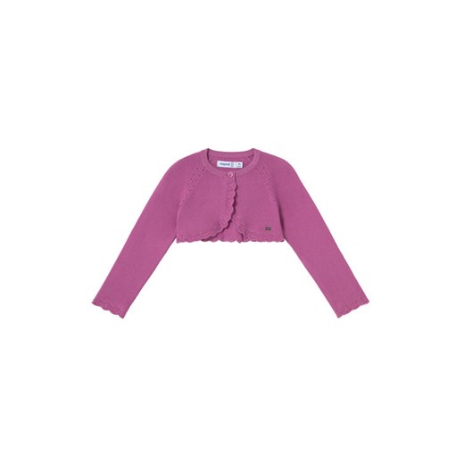 Mayoral Bolerko 306 Różowy Regular Fit ze sklepu MODIVO w kategorii Bluzy i swetry - zdjęcie 182704667