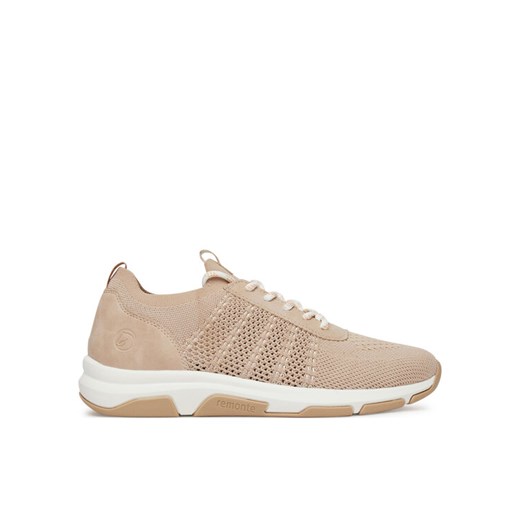 Remonte Sneakersy D1S05-31 Beżowy ze sklepu MODIVO w kategorii Buty sportowe damskie - zdjęcie 182704675