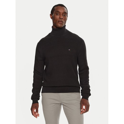 Tommy Hilfiger Golf MW0MW36526 Czarny Regular Fit ze sklepu MODIVO w kategorii Swetry męskie - zdjęcie 182704687