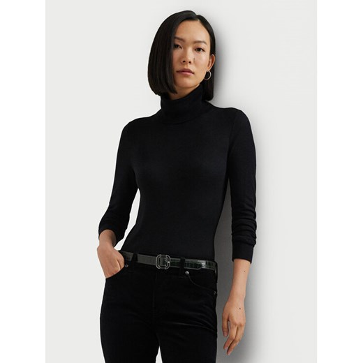 LAUREN RALPH LAUREN Golf 200940470004 Czarny Slim Fit ze sklepu MODIVO w kategorii Swetry damskie - zdjęcie 182704698