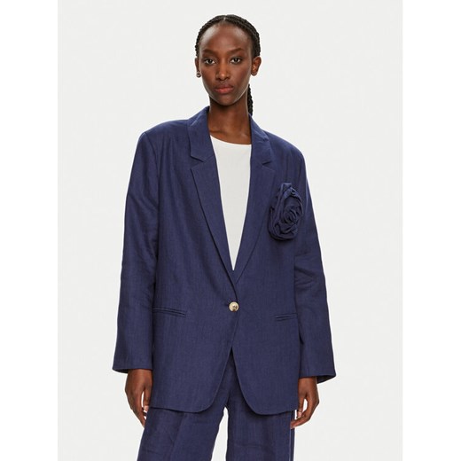 ViCOLO Marynarka TB1500 Granatowy Relaxed Fit ze sklepu MODIVO w kategorii Marynarki damskie - zdjęcie 182704745