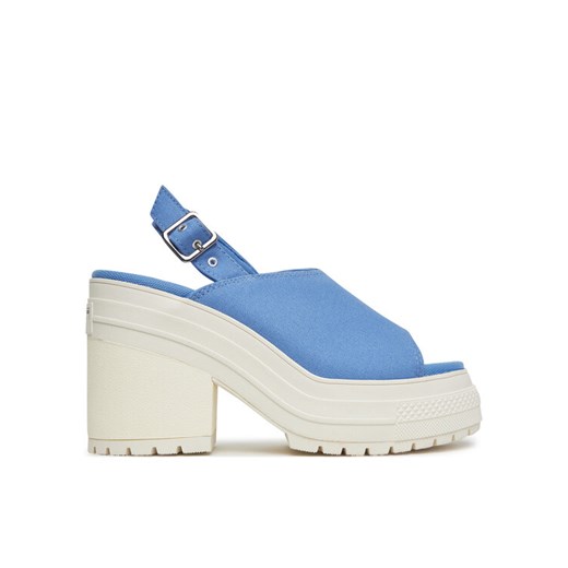 Converse Sandały Chuck 70 De Luxe Heel Sandal Platform A13810C Niebieski ze sklepu MODIVO w kategorii Sandały damskie - zdjęcie 182704747
