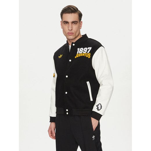 adidas Kurtka bomber Juventus VRCT JF0451 Czarny Loose Fit ze sklepu MODIVO w kategorii Kurtki męskie - zdjęcie 182704766