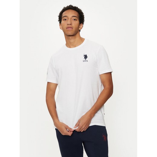 U.S. Polo Assn. T-Shirt MUP3311 Biały Slim Fit ze sklepu MODIVO w kategorii T-shirty męskie - zdjęcie 182704768