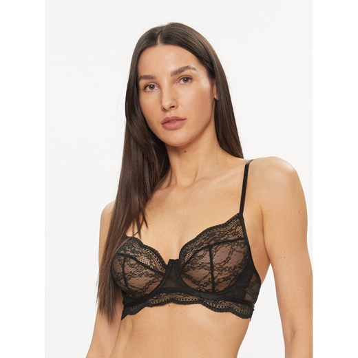Hunkemöller Biustonosz z fiszbiną Isabelle 184821 Czarny ze sklepu MODIVO w kategorii Biustonosze - zdjęcie 182704778