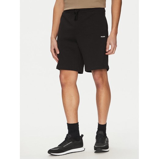 HUGO Szorty sportowe Dayono 50530696 Czarny Relaxed Fit ze sklepu MODIVO w kategorii Spodenki męskie - zdjęcie 182704826
