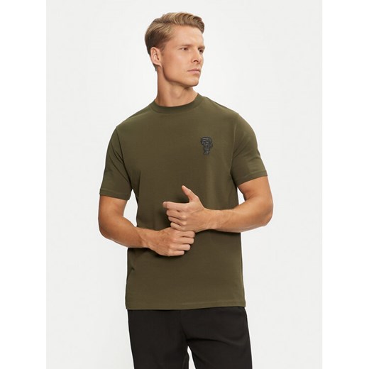 KARL LAGERFELD T-Shirt 755082 544221 Zielony Regular Fit ze sklepu MODIVO w kategorii T-shirty męskie - zdjęcie 182704869