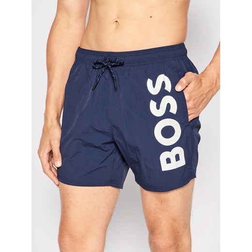 Boss Szorty kąpielowe Octopus 50469602 Granatowy Regular Fit ze sklepu MODIVO w kategorii Kąpielówki - zdjęcie 182704969