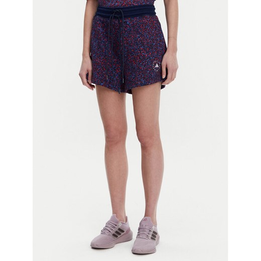 adidas by Stella McCartney Szorty sportowe Stella McCartney Printed JG3608 Granatowy Loose Fit ze sklepu MODIVO w kategorii Szorty - zdjęcie 182705178