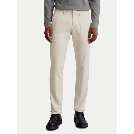 Marc O'Polo Chinosy 429 0186 10230 Beżowy Slim Fit ze sklepu MODIVO w kategorii Spodnie męskie - zdjęcie 182705219