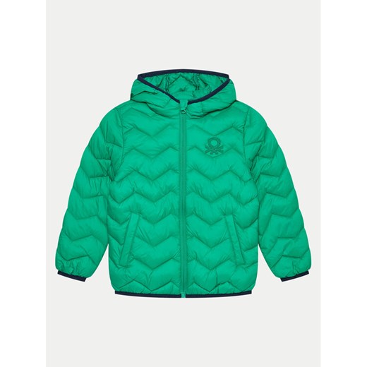 United Colors Of Benetton Kurtka zimowa 2TWDGN02V Zielony Regular Fit ze sklepu MODIVO w kategorii Kurtki chłopięce - zdjęcie 182705226