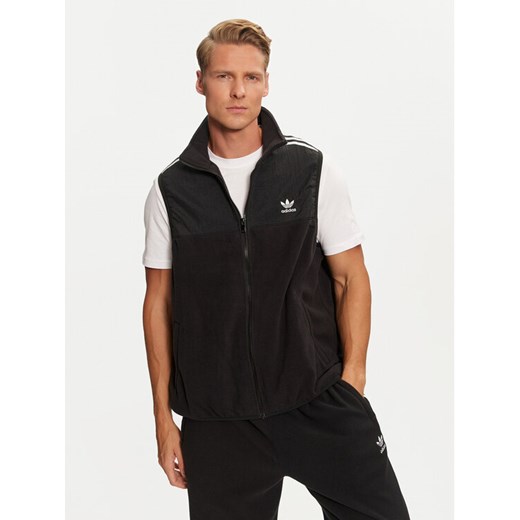 adidas Kamizelka adicolor 3-Stripes IZ4799 Czarny Regular Fit ze sklepu MODIVO w kategorii Kamizelki męskie - zdjęcie 182705247