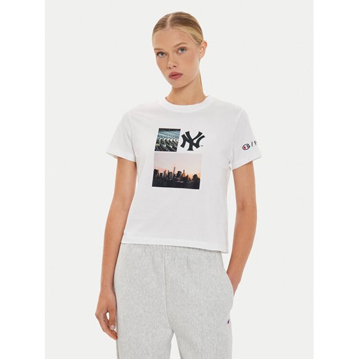 Champion T-Shirt League LA Dodgers 116469 Biały Regular Fit Champion S MODIVO