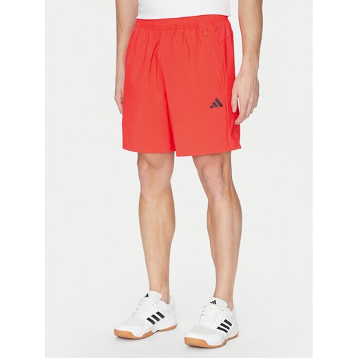 adidas Szorty sportowe Train Essentials Woven Training JN7316 Czerwony Regular Fit ze sklepu MODIVO w kategorii Spodenki męskie - zdjęcie 182705316