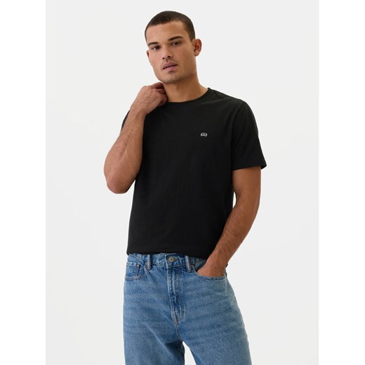 Gap T-Shirt 502022-02 Czarny Regular Fit ze sklepu MODIVO w kategorii T-shirty męskie - zdjęcie 182705318